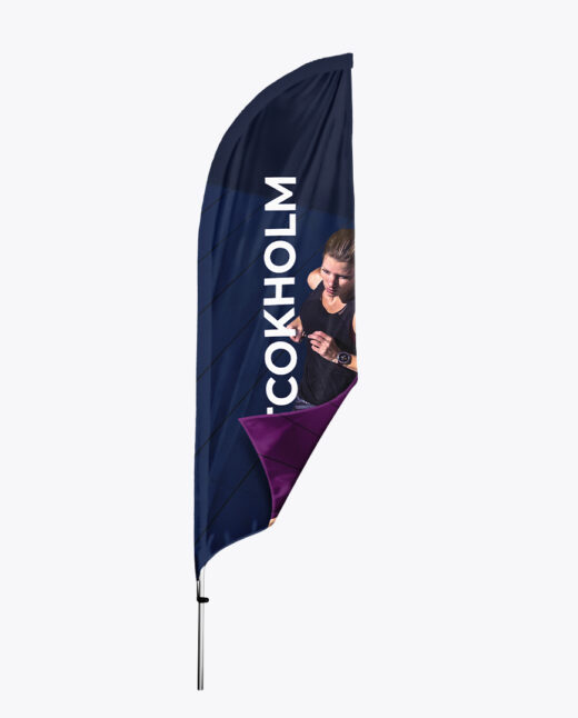 Premium Beachflagga Fjäder