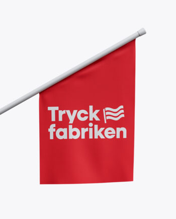 Kioskflagga med tryck