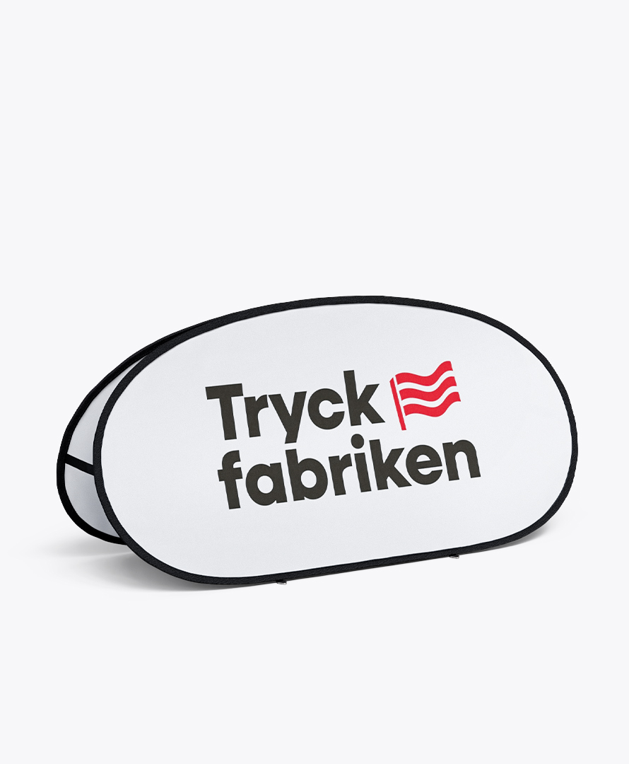 Popup-banderoll - Oval