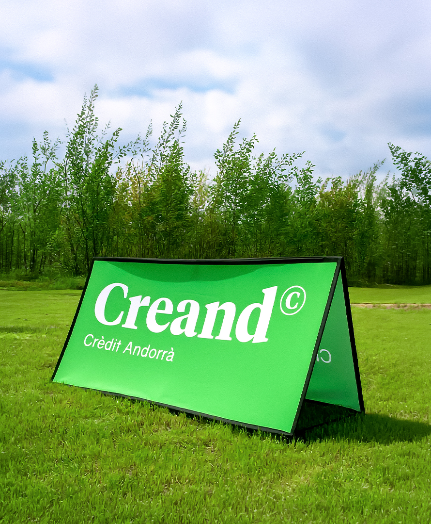 Popup-banderoll - Rektangel