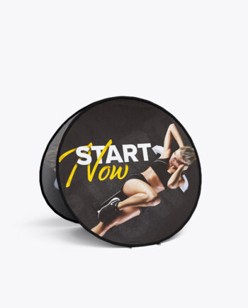 Popup-banderoll - Rund